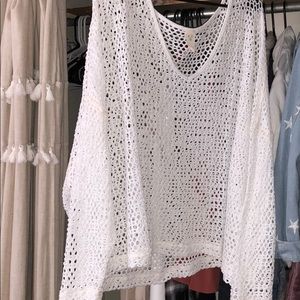 Free People Mesh Shirt